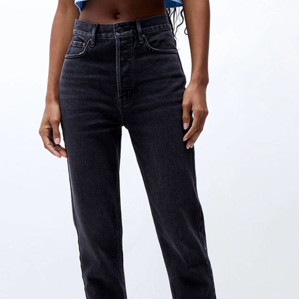 PacSun-Black Ultra High Waisted Slim Fit Jeans